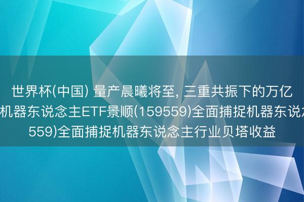 世界杯(中国) 量产晨曦将至， 三重共振下的万亿级赛说念! 借说念机器东说念主ETF景顺(159559)全面捕捉机器东说念主行业贝塔收益