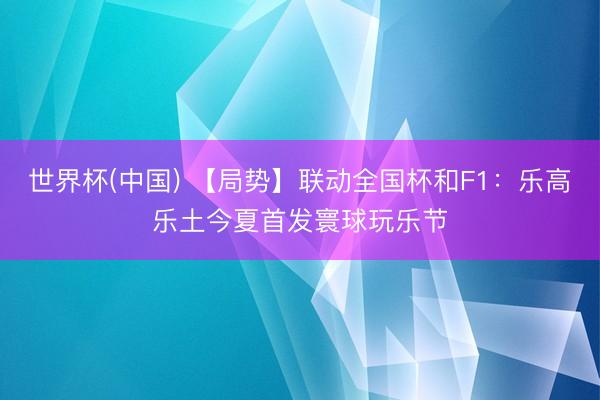 世界杯(中国) 【局势】联动全国杯和F1:乐高乐土今夏首发寰球玩乐节